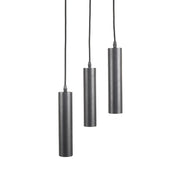 Hanglamp Ferroli Metaal Zwart 25x25x150 cm-Hanglampen-LABEL51