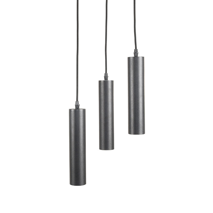 LABEL51 Hanglamp Ferroli - Zwart - Metaal - 3-lichts-Tafellampen-LABEL51
