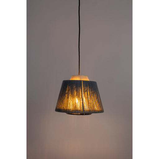 Hanglamp Geef Je Polyester Blauw 26x26x20 cm-Hanglampen-Creating Home