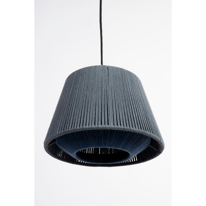 Hanglamp Geef Je Polyester Blauw 26x26x20 cm-Hanglampen-Creating Home