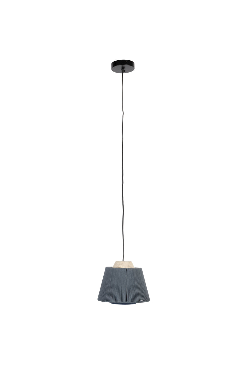Hanglamp Geef Je Polyester Blauw 26x26x20 cm-Hanglampen-Creating Home