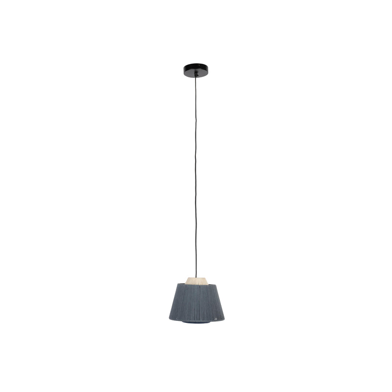Hanglamp Geef Je Polyester Blauw 26x26x20 cm-Hanglampen-Creating Home