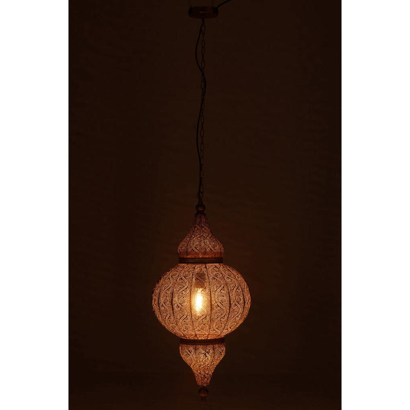 Hanglamp Goud Ijzer L 40 cm 40x40x86 cm-Hanglampen-J-Line