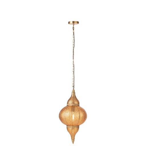 Hanglamp Goud Ijzer S 32 cm-Tafellampen-J-Line