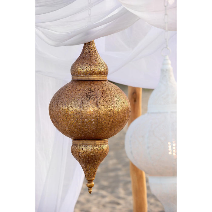Hanglamp Goud Ijzer S 32 cm-Tafellampen-J-Line