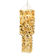 Hanglamp Goud Pvc Vierkant 50 cm 50x50x180 cm-Hanglampen-J-Line