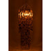 Hanglamp Goud Pvc Vierkant 50 cm-Tafellampen-J-Line