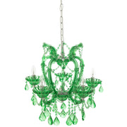 Hanglamp Groen Ijzer Antiek 53 cm 53x53x57 cm-Hanglampen-J-Line
