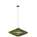 Hanglamp Groen Mangohout hout 78 cm-Tafellampen-J-Line