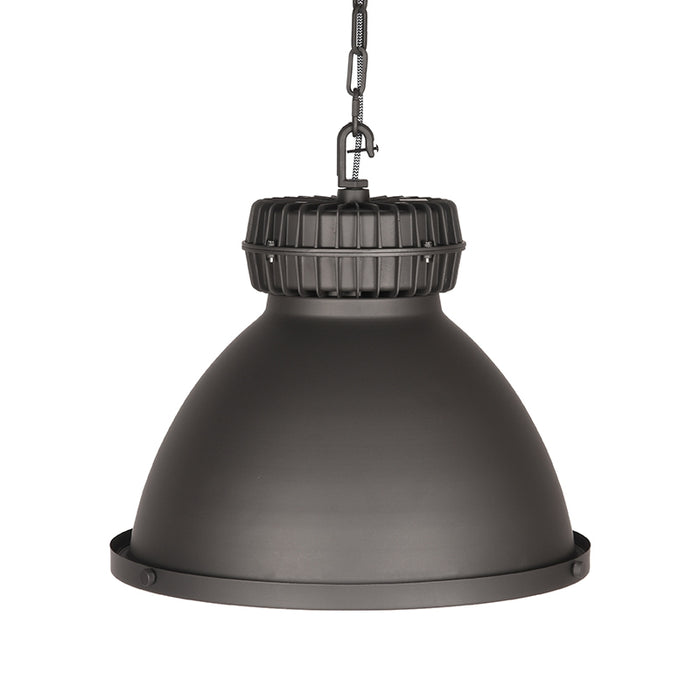 Hanglamp Heavy Duty Metaal Burned Steel 50x50x40 cm-Hanglampen-LABEL51