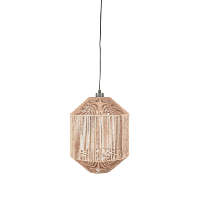 Hanglamp Ibiza Cilinder Jute Naturel 33x33x162 cm-Hanglampen-LABEL51