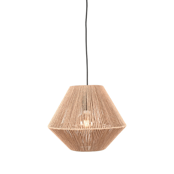 Hanglamp Ibiza Jute Naturel 25x25x150 cm-Hanglampen-LABEL51