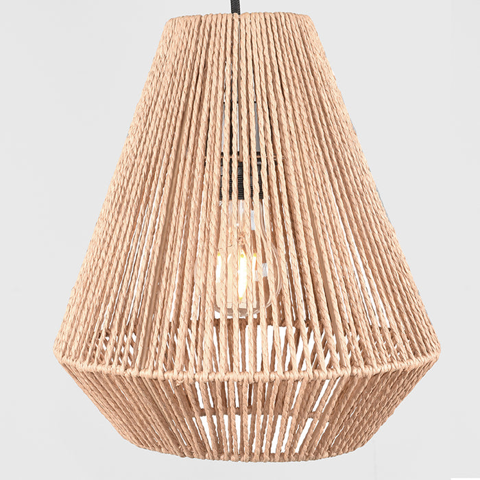 LABEL51 Hanglamp Ibiza - Naturel - Jute - 2-Lichts-Tafellampen-LABEL51