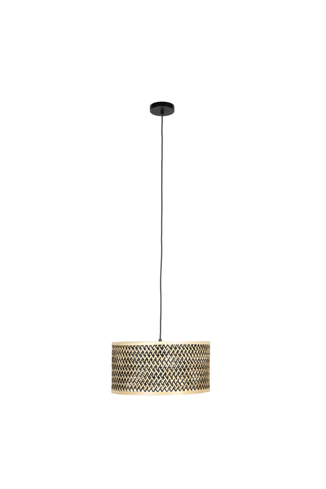 Hanglamp Isla Bamboo Small Bamboo hout Beige Ø33x153 cm E27-Tafellampen-Creating Home
