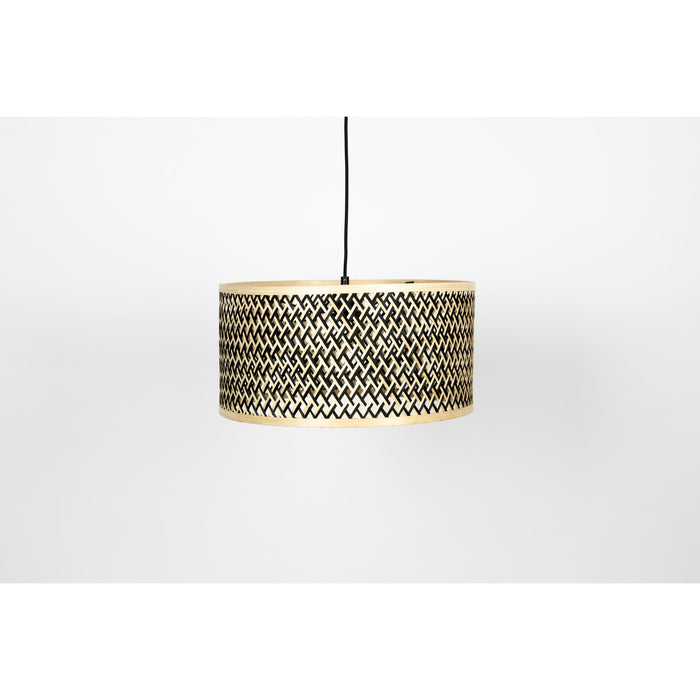 Hanglamp Isla Mix Bamboo Wood Beige 33x33x153 cm-Hanglampen-Creating Home