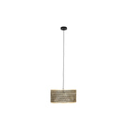 Hanglamp Isla Mix Bamboo Wood Beige 33x33x153 cm-Hanglampen-Creating Home