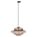 Hanglamp Keylie Glas Bruin 736950-Hanglampen-PTMD