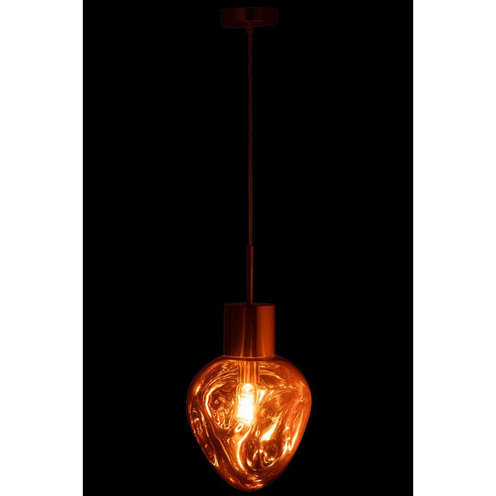 Hanglamp Koper Aluminium 25 cm-Tafellampen-J-Line