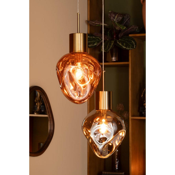 Hanglamp Koper Aluminium 25 cm-Tafellampen-J-Line