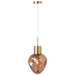 Hanglamp Koper Aluminium 25 cm-Tafellampen-J-Line