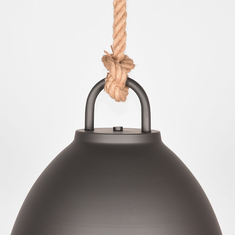 Hanglamp Korf Karakteristieke Metaal Burned Steel 38x38x45 cm-Hanglampen-LABEL51