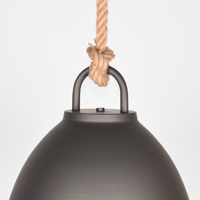 Hanglamp Korf Karakteristieke Metaal Burned Steel 38x38x45 cm-Hanglampen-LABEL51