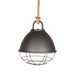 Hanglamp Korf Karakteristieke Metaal Burned Steel 38x38x45 cm-Hanglampen-LABEL51