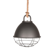 Hanglamp Korf Karakteristieke Metaal Burned Steel 38x38x45 cm-Hanglampen-LABEL51