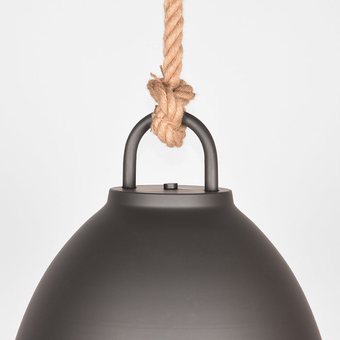 Hanglamp Korf Karakteristieke Metaal Burned Steel 47x47x55 cm-Hanglampen-LABEL51