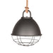 Hanglamp Korf Karakteristieke Metaal Burned Steel 47x47x55 cm-Hanglampen-LABEL51