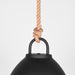 Hanglamp Korf Karakteristieke Metaal Zwart 38x38x45 cm-Hanglampen-LABEL51