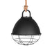Hanglamp Korf Karakteristieke Metaal Zwart 47x47x55 cm-Hanglampen-LABEL51