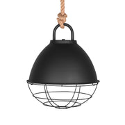 Hanglamp Korf Karakteristieke Metaal Zwart 47x47x55 cm-Hanglampen-LABEL51
