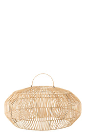 Hanglamp Lampenkap Naturel Ijzer M 60 cm 60x60x42 cm-Hanglampen-J-Line