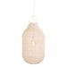 Hanglamp Lampenkap Wit Rotan 40 cm 40x40x75 cm-Hanglampen-J-Line