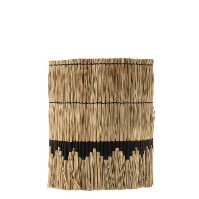 Hanglamp Lampenkap Zwart Gras L 45 cm 45x45x50 cm-Hanglampen-J-Line