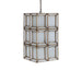 Hanglamp Layra Milk Glas Wit 24x24x45 cm-Hanglampen-PTMD