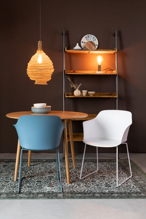 Hanglamp Lena M Brass Metaal Goud Ø37x155 cm E27-Tafellampen-Creating Home