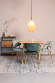 Hanglamp Lena Fijne Iron Goud 37x37x155 cm-Hanglampen-Creating Home