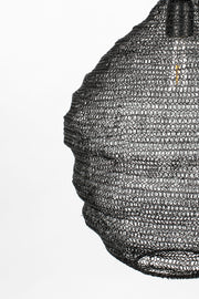 Hanglamp Lena Fijne Iron Zwart 37x37x155 cm-Hanglampen-Creating Home