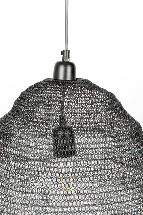 Hanglamp Lena Fijne Iron Zwart 48x48x158 cm-Hanglampen-Creating Home