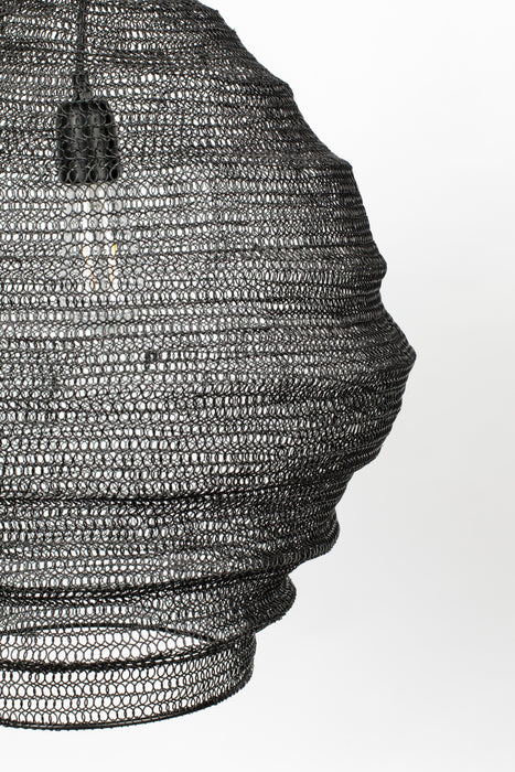 Hanglamp Lena Fijne Iron Zwart 48x48x158 cm-Hanglampen-Creating Home