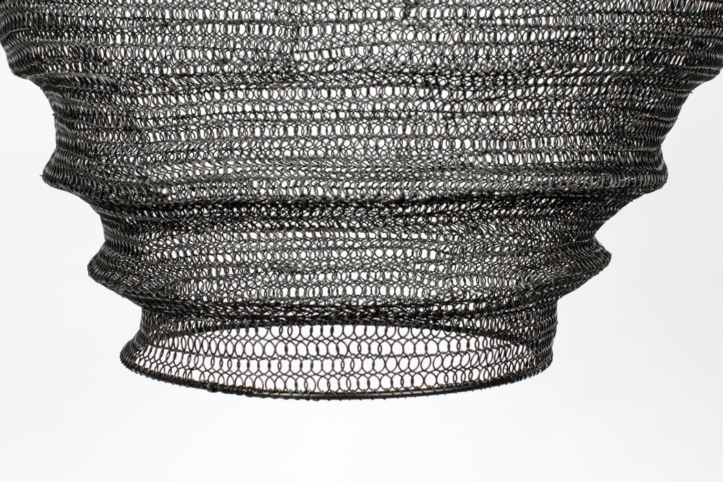 Hanglamp Lena Fijne Iron Zwart 48x48x158 cm-Hanglampen-Creating Home