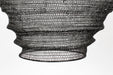 Hanglamp Lena Fijne Iron Zwart 48x48x158 cm-Hanglampen-Creating Home