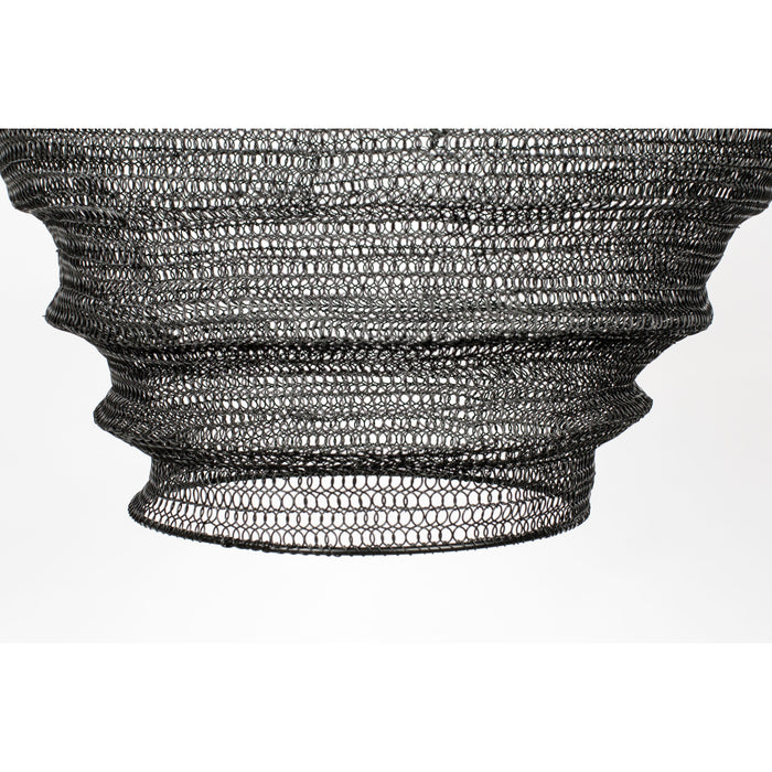 Hanglamp Lena Fijne Iron Zwart 48x48x158 cm-Hanglampen-Creating Home