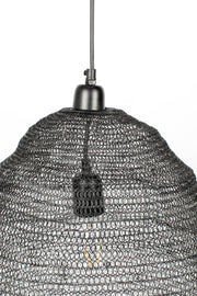 Hanglamp Lena Fijne Iron Zwart 48x48x158 cm-Hanglampen-Creating Home