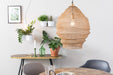 Hanglamp Lena L Brass Metaal Goud Ø48x158 cm E27-Tafellampen-Creating Home