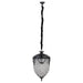 PTMD Lidde hanglamp van 82 cm met grijs glas en een decoratief ovaal ontwerp voor een stijlvol interieur.