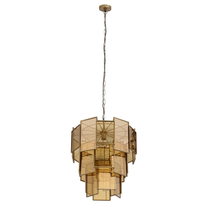 Hanglamp Loucas Geel 72 cm-Tafellampen-PTMD