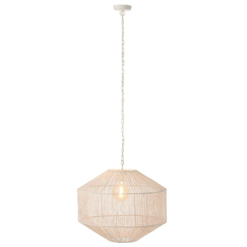 Hanglamp Metaal Matte Wit 60x60x150 cm-Hanglampen-J-Line